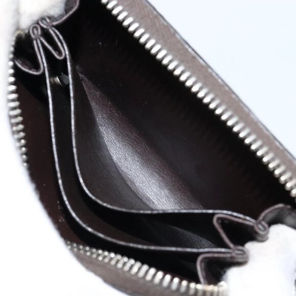 GUCCI GG Canvas Guccissima Wallet Leather Brown Silver 255452 Auth am9231 - Picture 16 of 16